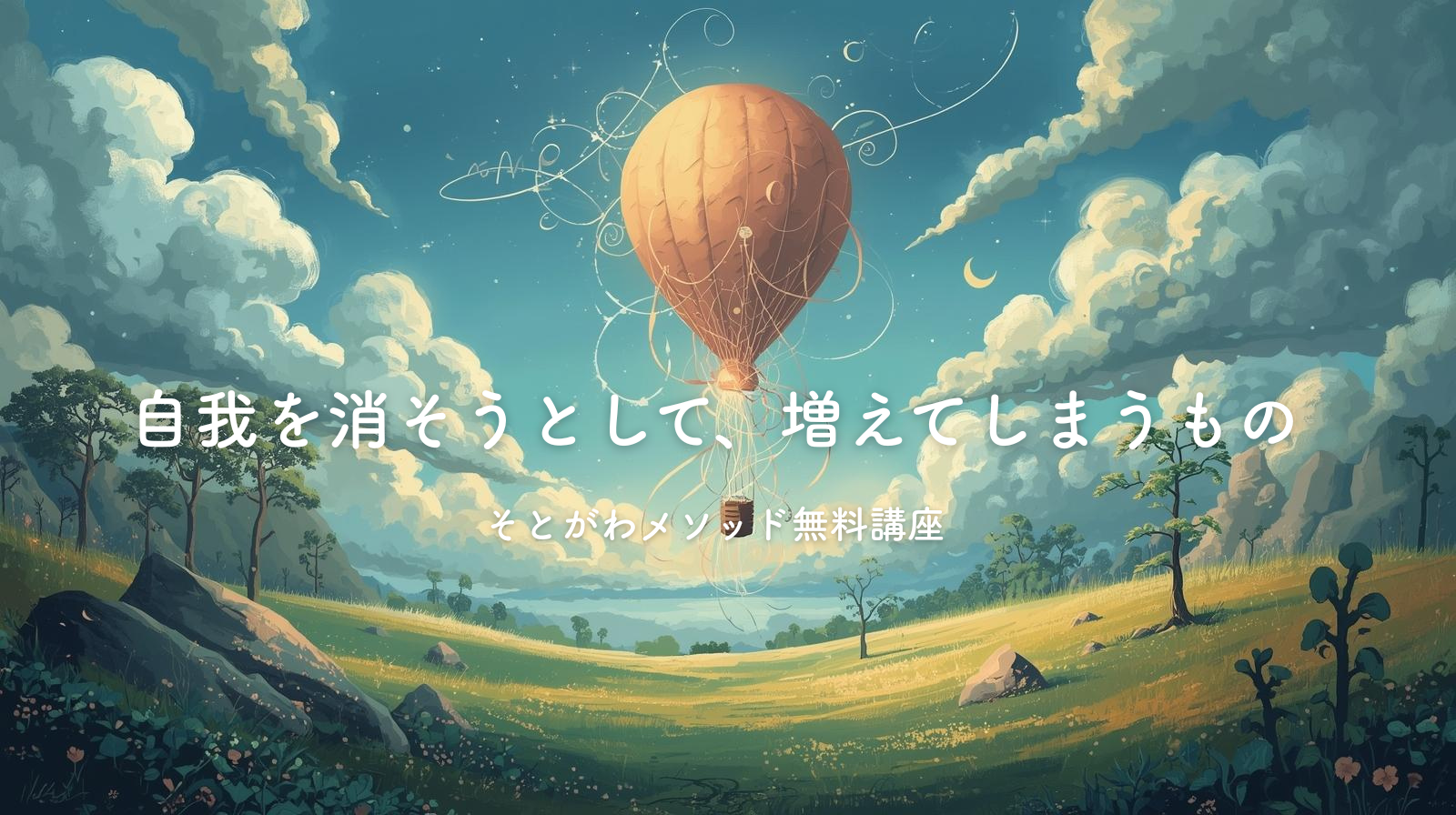 自我を消そうとして、増えてしまうもの｜そとがわメソッド無料講座